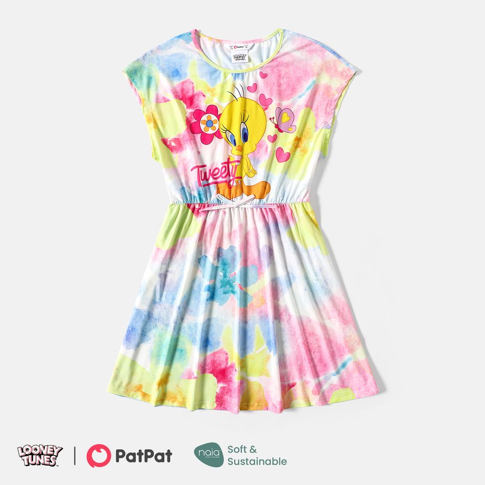 Looney Tunes Mommy and Me Short-sleeve Tie Dyed Naia™ Dresses Colorful big image 11