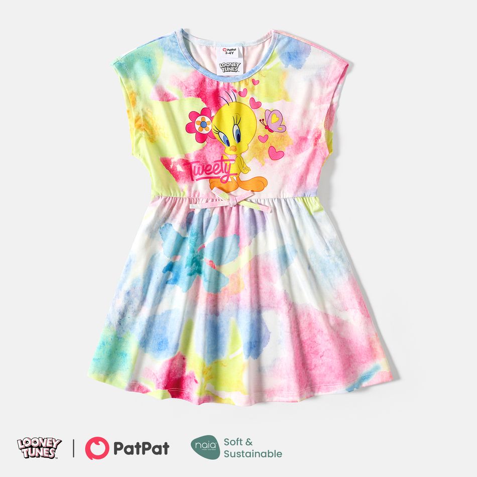 Looney Tunes Mommy and Me Short-sleeve Tie Dyed Naia™ Dresses Colorful big image 7