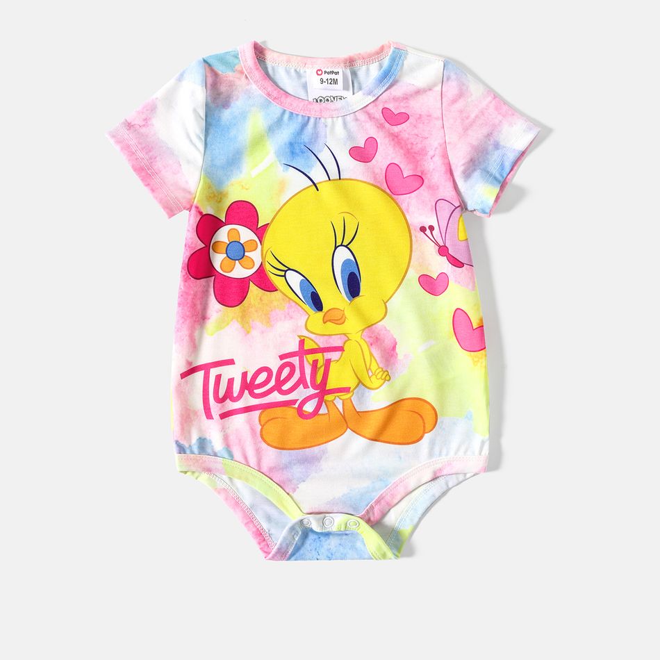 Looney Tunes Mommy and Me Short-sleeve Tie Dyed Naia™ Dresses Colorful big image 5
