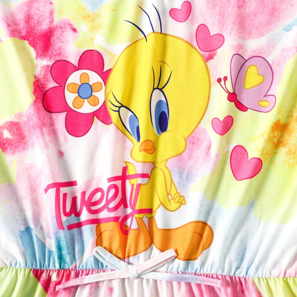Looney Tunes Mommy and Me Short-sleeve Tie Dyed Naia™ Dresses Colorful