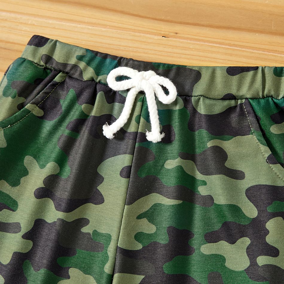 Naia Toddler/Kid Boy Letter/Camouflage Print Elasticized Shorts Camouflage big image 2