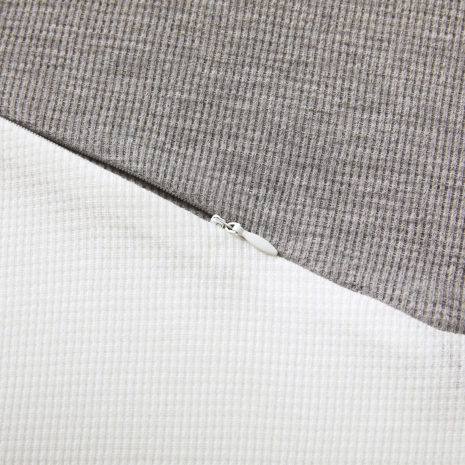 Nursing Sweet Print Round collar long sleeve Long-sleeve Nursing Tee Color block big image 7