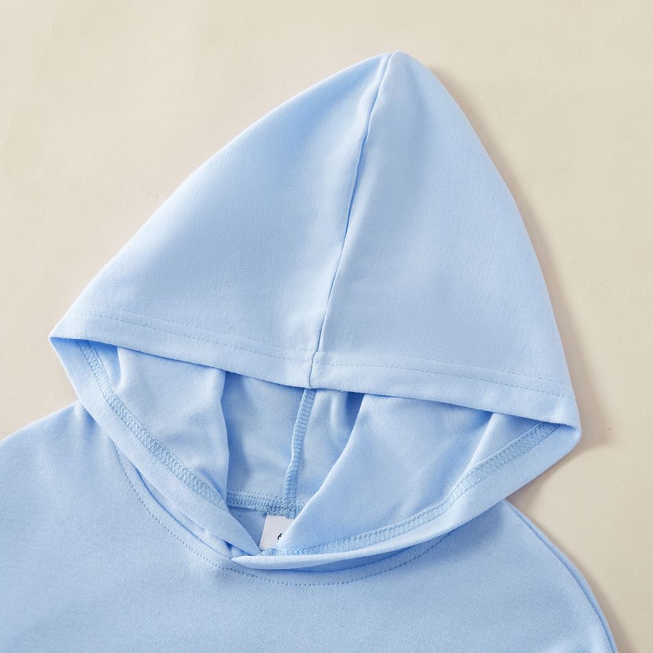 Criança Menino Pullover Sweatshirt Azul Claro big image 5