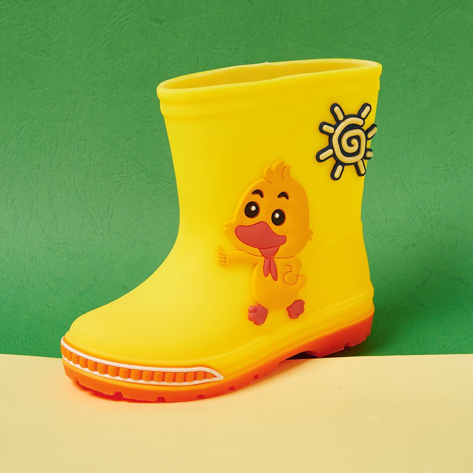 أحذية المطر كيد كارتون الأصفر big image 4