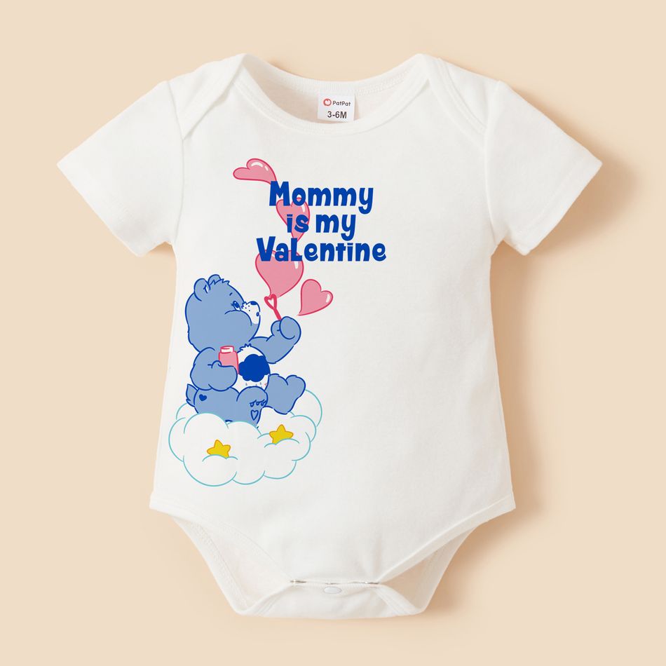 Care Bears Baby Boy 100% Cotton Mommy's Baby Romper White