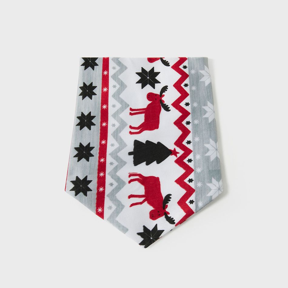 Mosaic DON'T MOOSE WITH ME Family Matching Christmas Pajamas Onesies+Hat(Flame resistant) Red big image 20