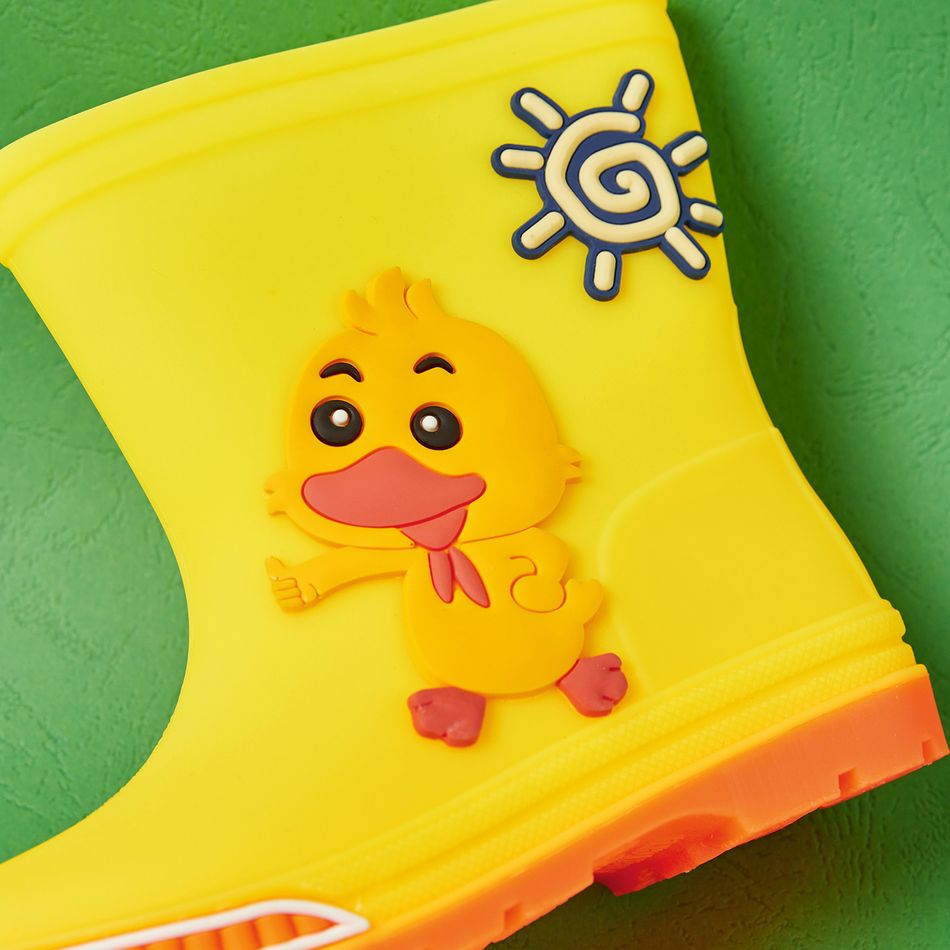 botas de chuva desenhos animados do miúdo Amarelo big image 3