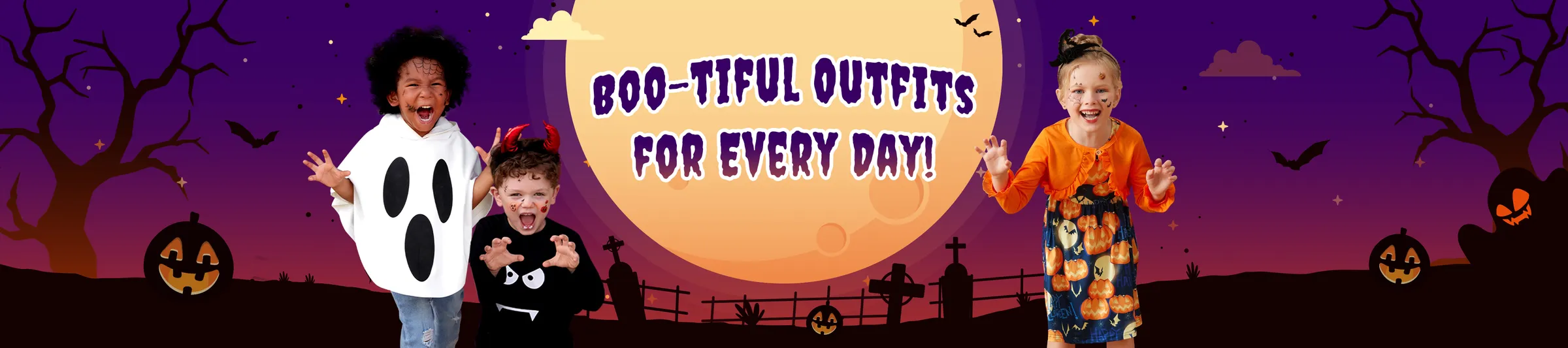 Buy Halloween Toddler & Kids  Clothes Online for Sale - PatPat UK 