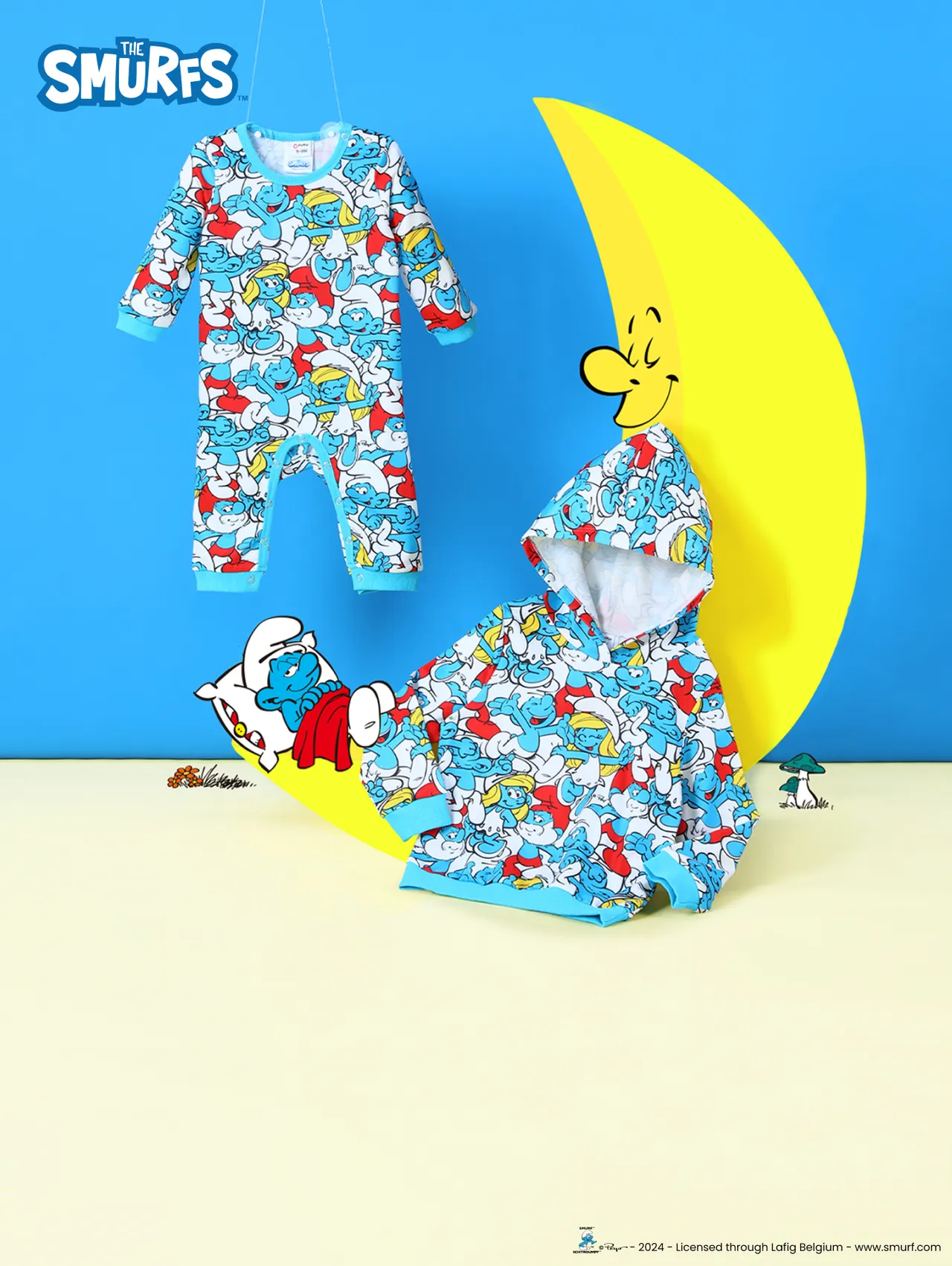 Click it to join Cute and Cozy Smurfs Baby Collection activity