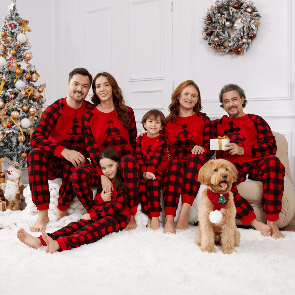 PatPat Christmas Family Matching Pajamas Set Buffalo Nepal