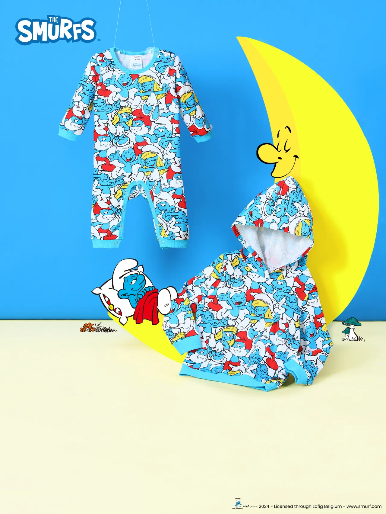 Click it to join Cute and Cozy Smurfs Baby Collection activity