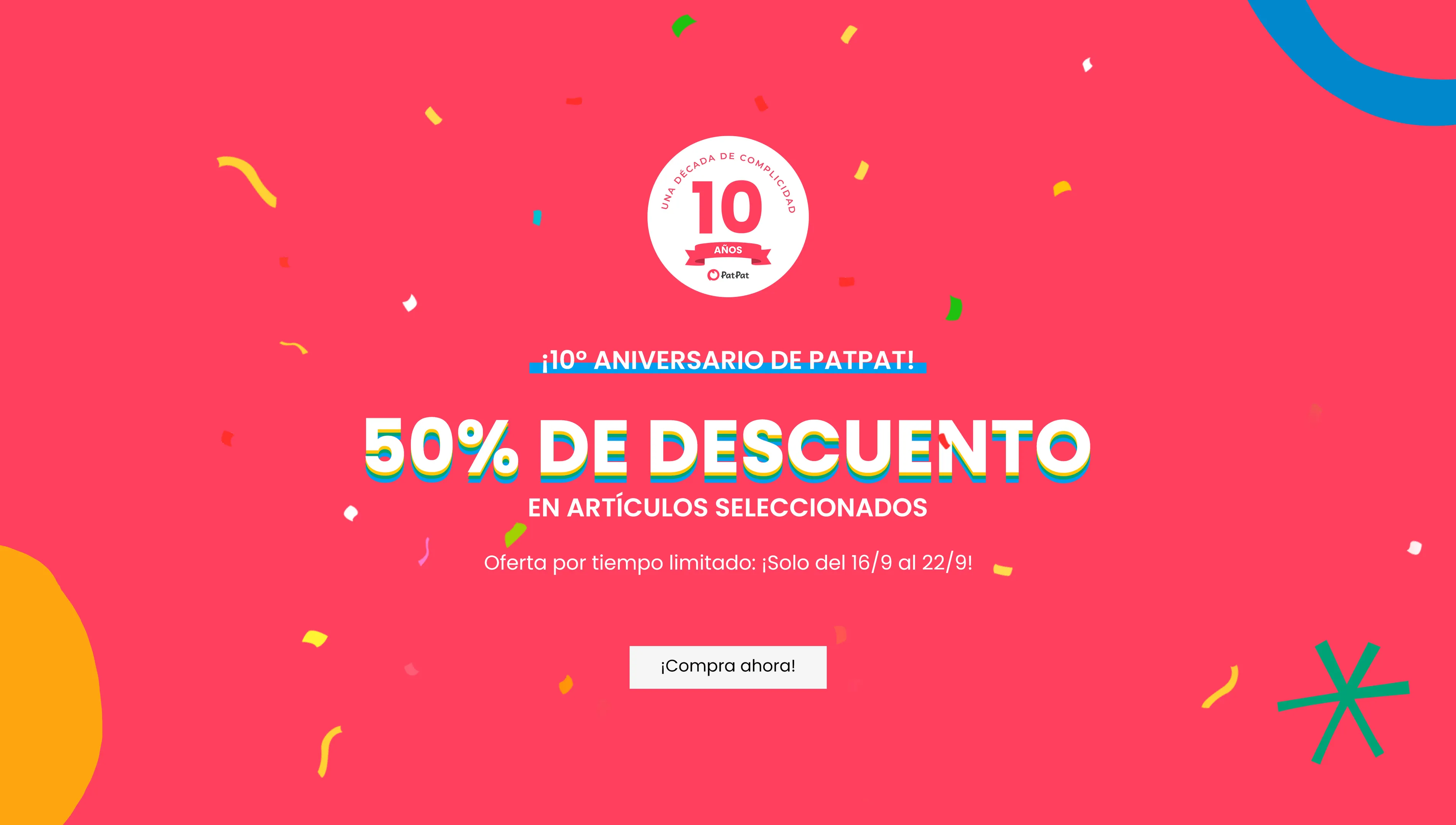 Click it to join 10th Anniversary ALL 50% OFF activity