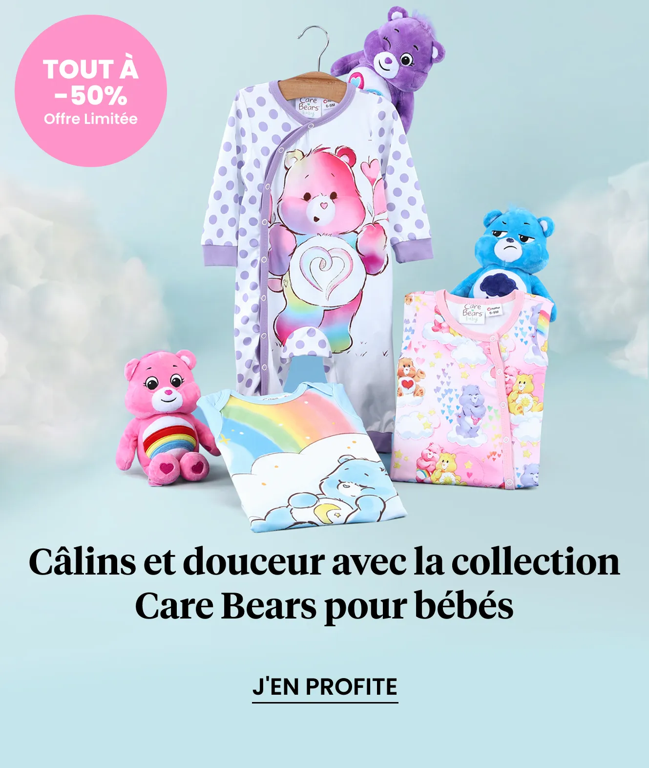 Click it to join Cuddle Up with Care Bears Baby Collection activity