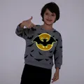 Go-Glow Illuminating Sweatshirt with Light Up Bat Pattern Including Controller (Built-In Battery) Grey image 1