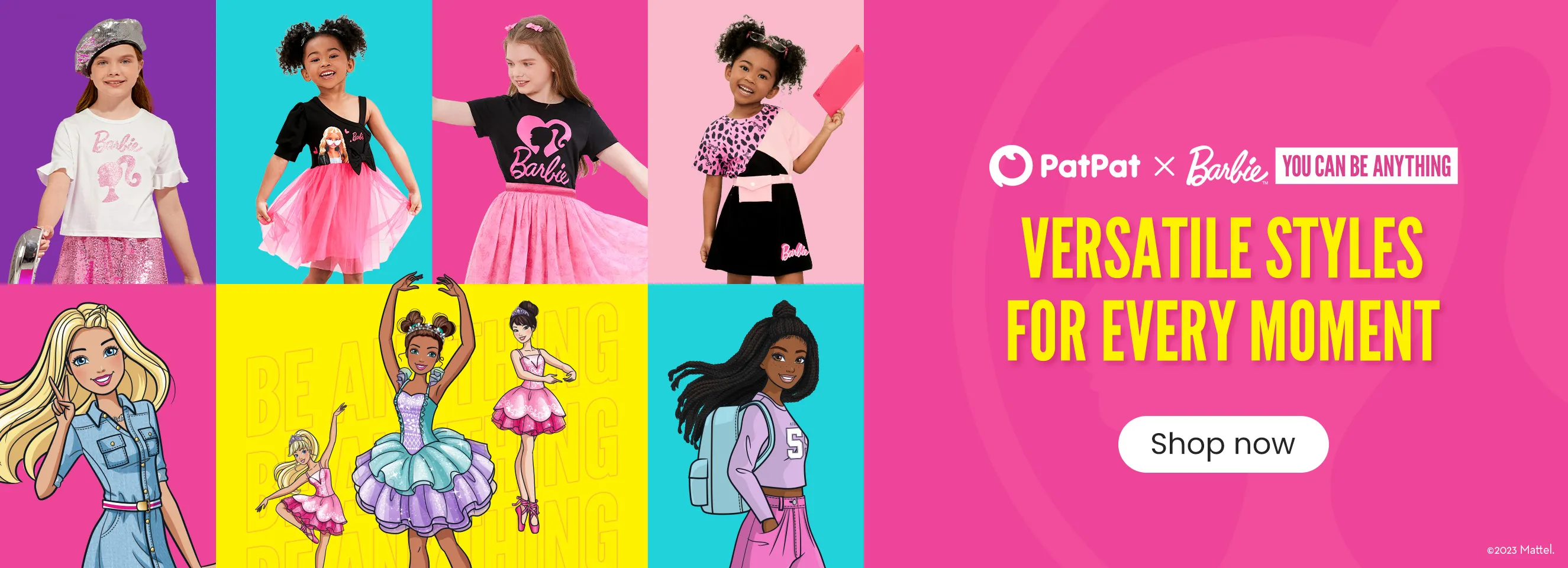 Click it to join PatPat's Barbie Collection activity