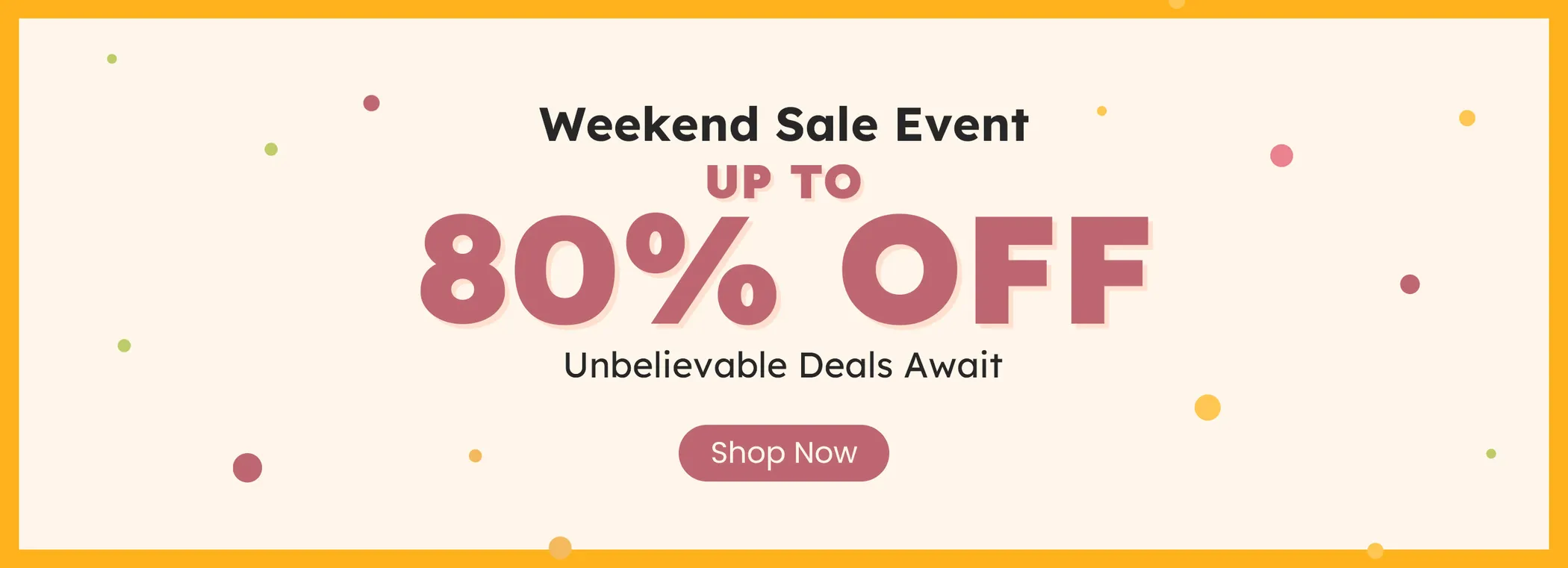 Click it to join Happy Weekend Sale activity