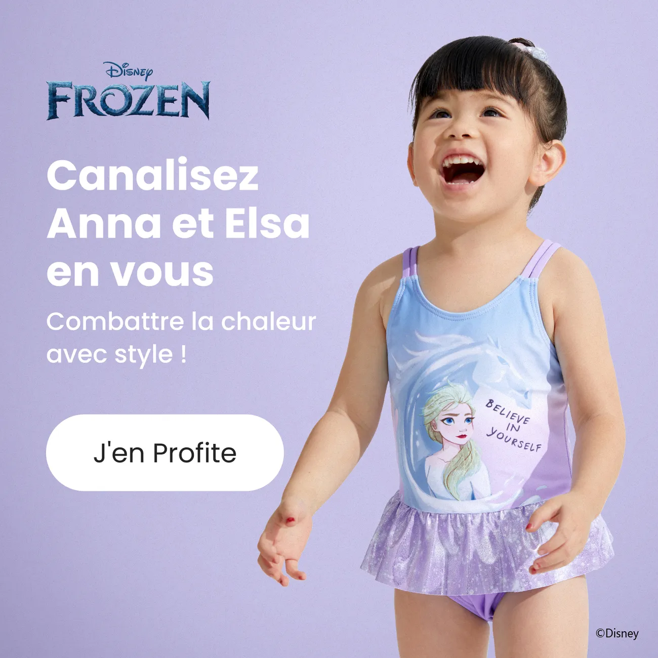 Click it to join Swimwear with Disney Frozen activity
