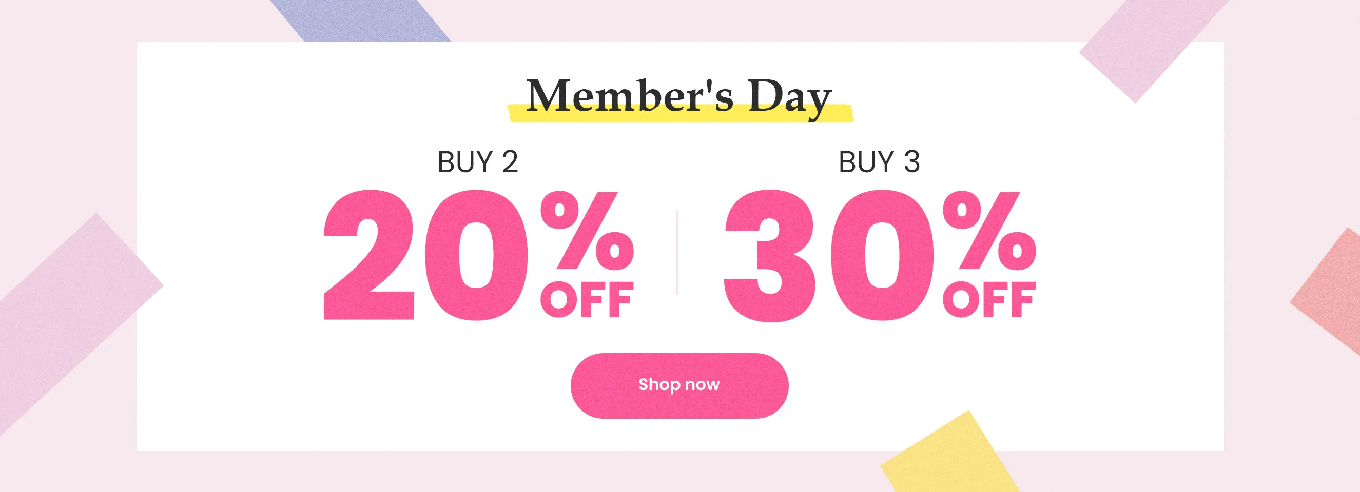 Click it to join Member's Day activity