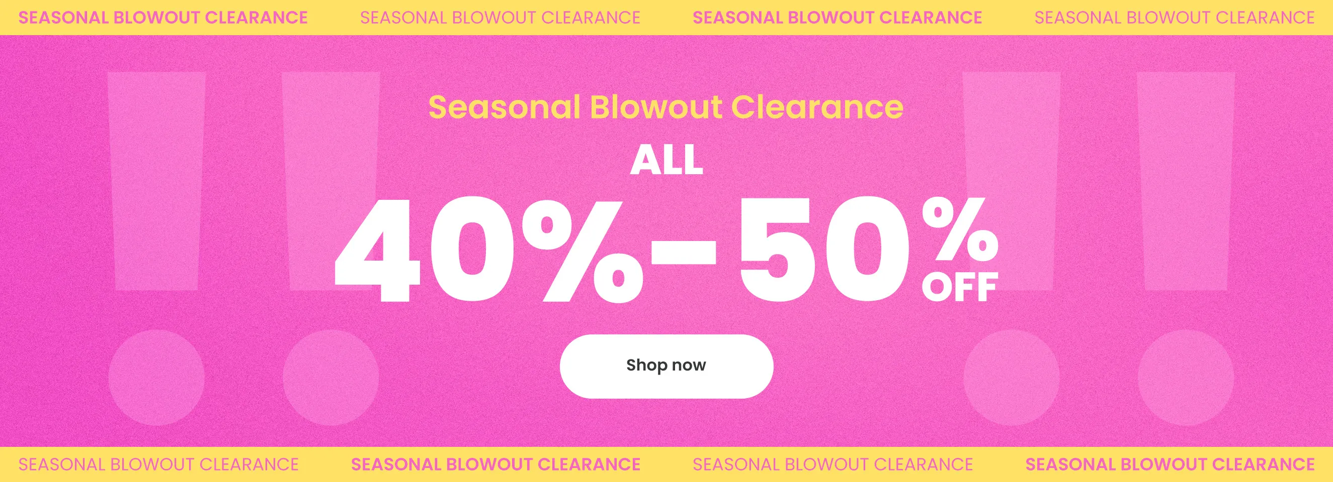 Click it to join Seasonal Clearance activity
