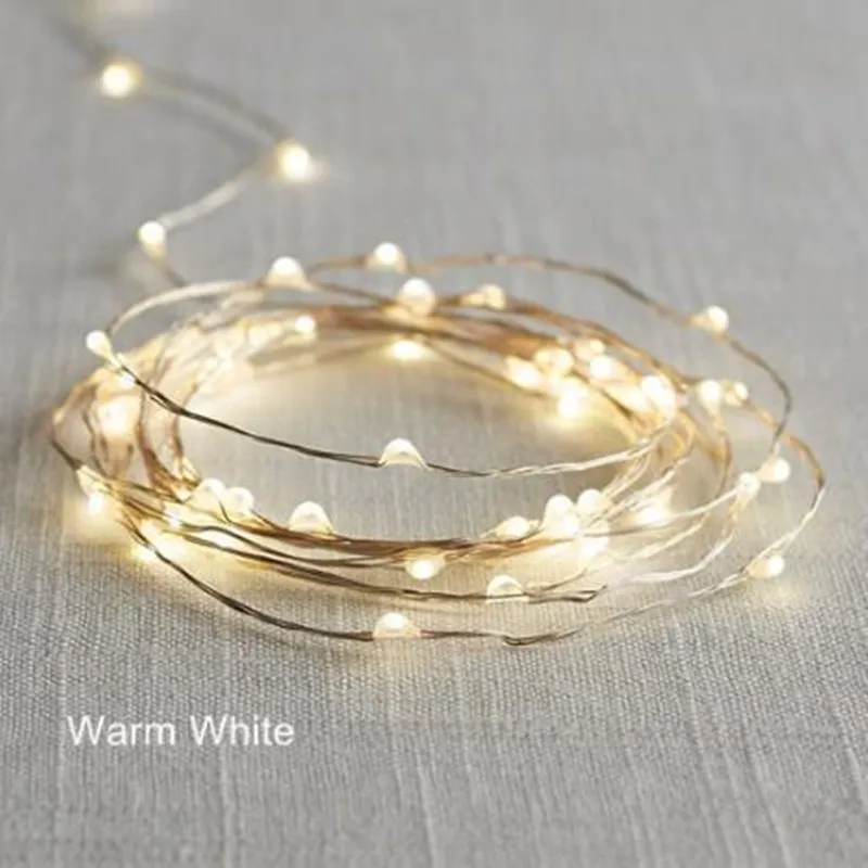 LED-Licht flexible String-Lampe Kupferdraht Schranklampe Bücherregal Dekoration Hochzeitsfeier big image 9