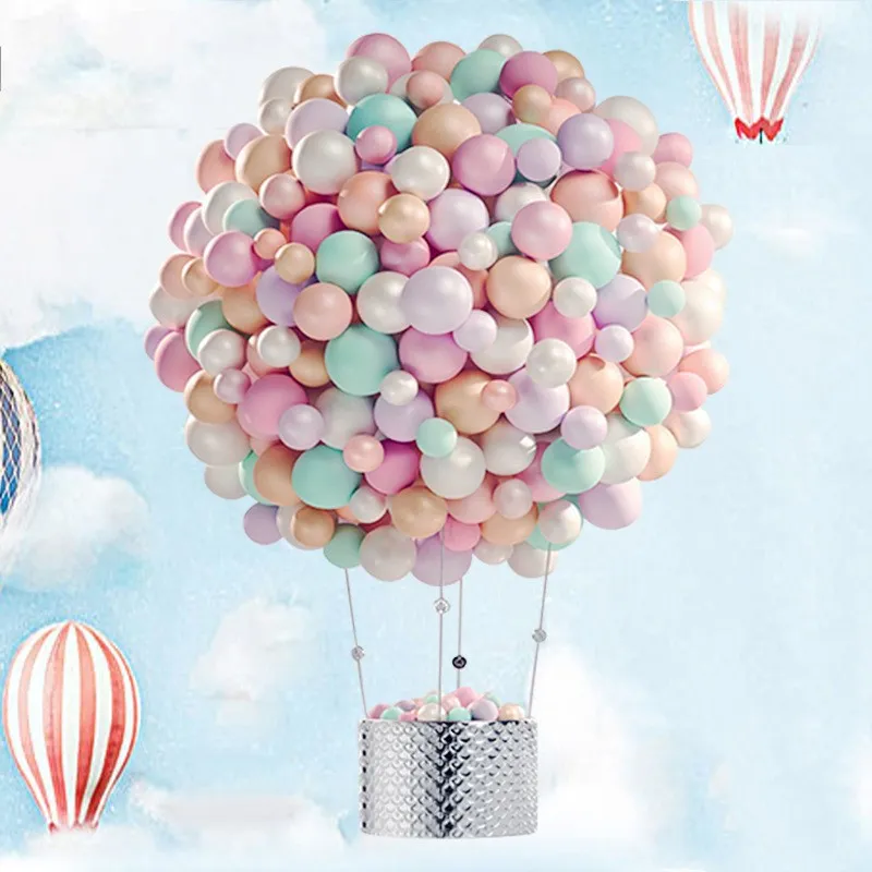 100-pcs Pure Color Pearl Latex Balloons Wedding Balloons Birthday Party decoration Supplies Multi-color image 2