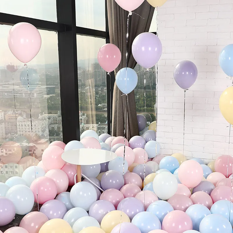 100-pcs Pure Color Pearl Latex Balloons Wedding Balloons Birthday Party decoration Supplies Multi-color image 3