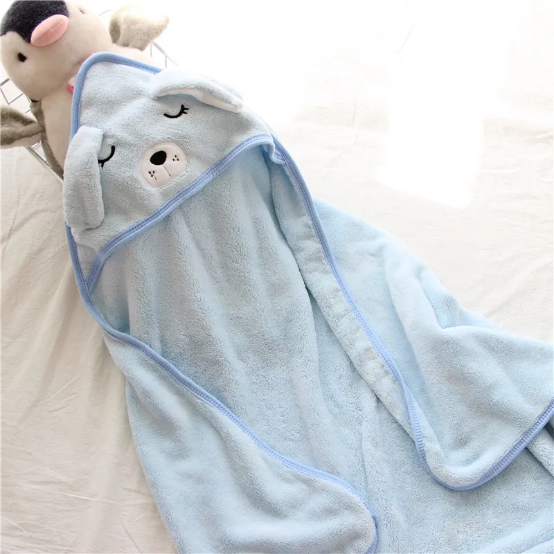 Baby Hug Blanket Spring Winter Autumn Newborn Air Conditioner Quilt Bath Towel Coral Fleece Hat Wrap Warm Birth Blanket Gift  image 1