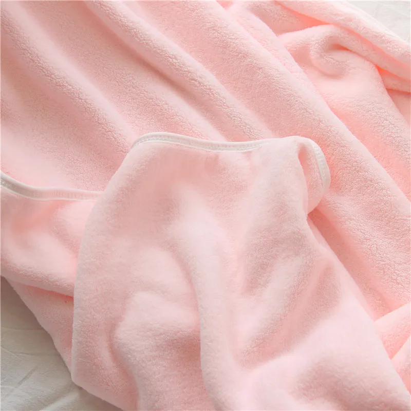 Baby Hug Blanket Spring Winter Autumn Newborn Air Conditioner Quilt Bath Towel Coral Fleece Hat Wrap Warm Birth Blanket Gift big image 2
