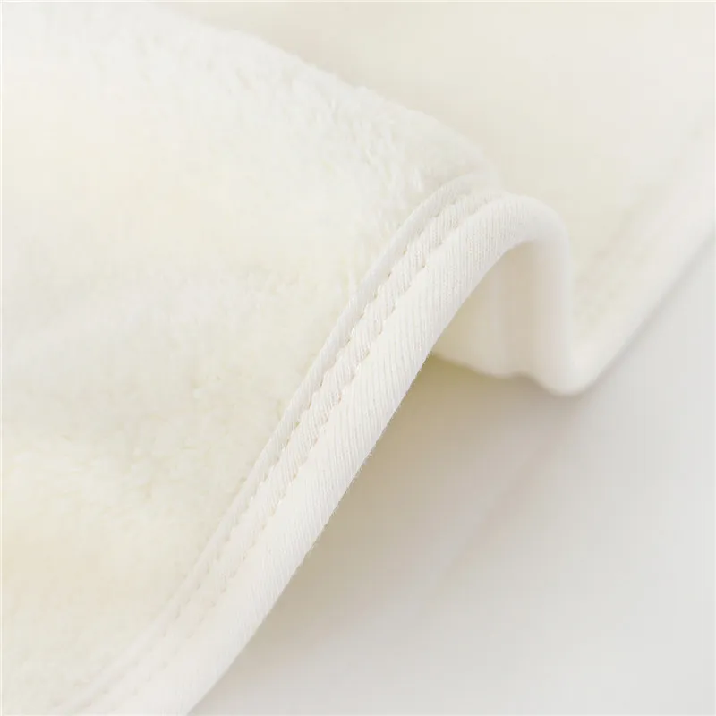 Baby Hug Blanket Spring Winter Autumn Newborn Air Conditioner Quilt Bath Towel Coral Fleece Hat Wrap Warm Birth Blanket Gift Beige big image 1