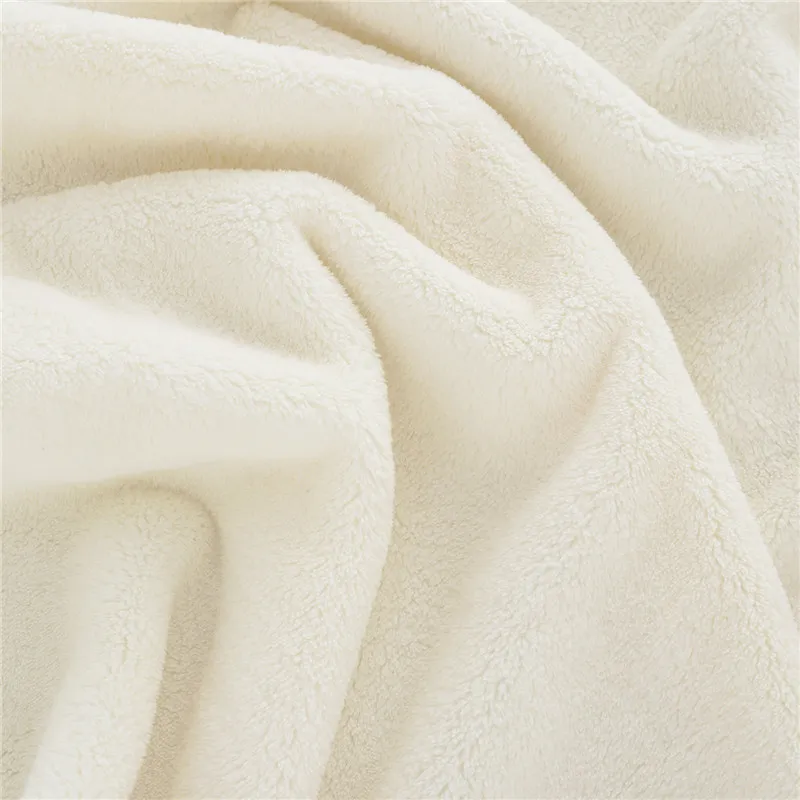 Baby Hug Blanket Spring Winter Autumn Newborn Air Conditioner Quilt Bath Towel Coral Fleece Hat Wrap Warm Birth Blanket Gift Beige big image 1