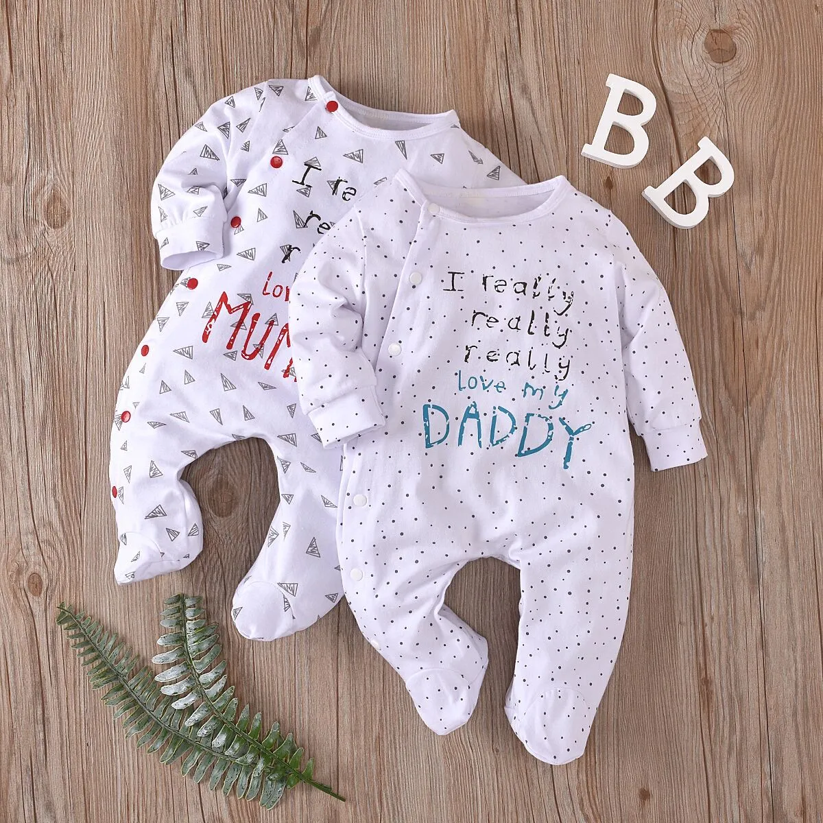 Baby Unisex casual Letter Jumpsuits