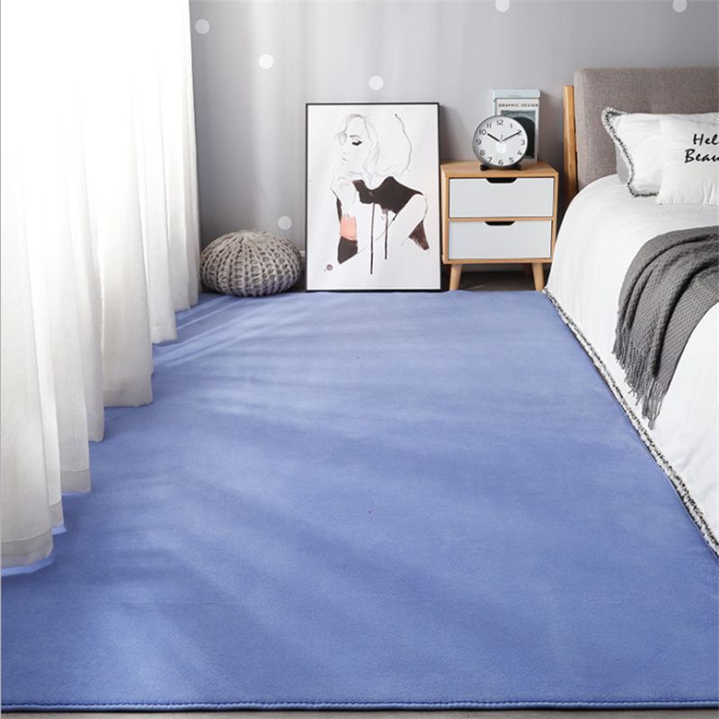 Minimalist Pure Color Carpet Bedside Indoor Rug Restaurant Living Bedroom Carpet