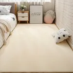 tapis minimaliste de couleur pure tapis d'intérieur de chevet tapis de chambre à coucher de restaurant Beige