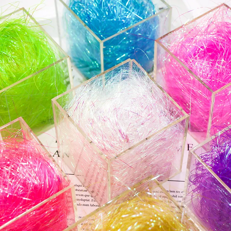 Basket Filler Iridescent Paper Shred Filler Shreds Plastic Paper Shred Filler Gift Basket Filler DIY Gift Box Filling Material Party Arrangement Gift Wrapping  image 3