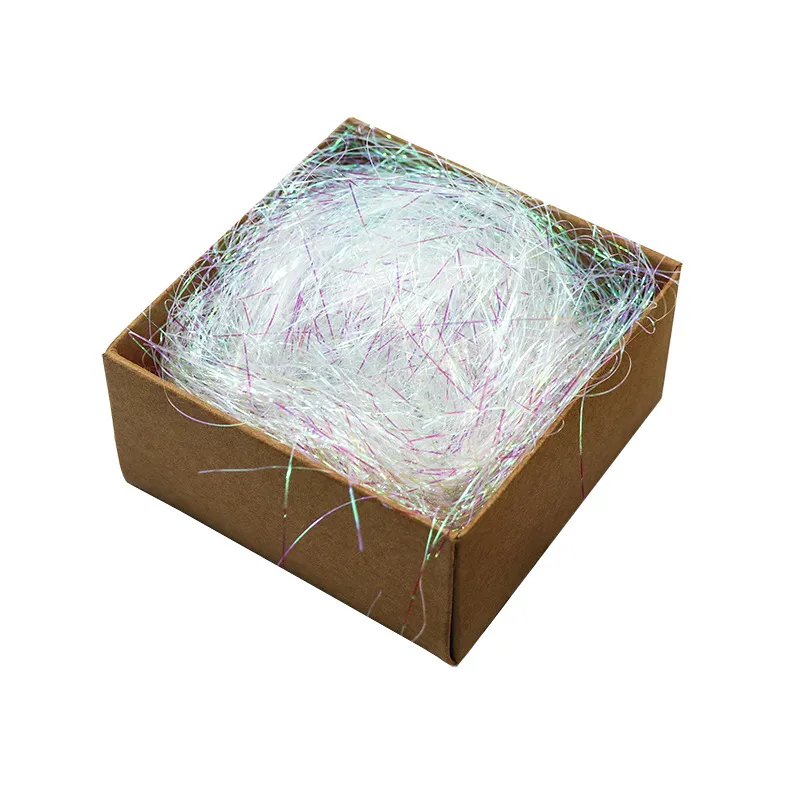 Basket Filler Iridescent Paper Shred Filler Shreds Plastic Paper Shred Filler Gift Basket Filler DIY Gift Box Filling Material Party Arrangement Gift Wrapping  image 4