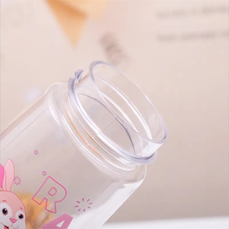 480 ml/16,23 onças para crianças com impressão de desenhos animados, canudo, garrafa de água, copo com canudinho, com alça, fácil de usar para meninas e meninos  image 4