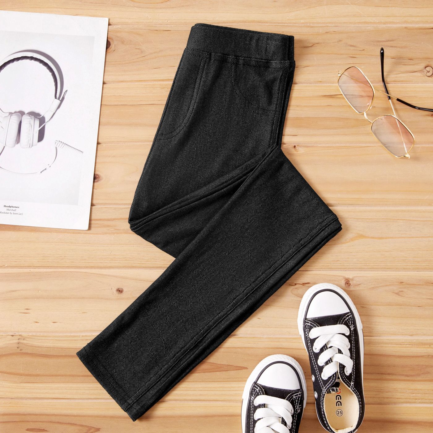 

Kid Girl Elastic Denim Skinny Jeans Leggings