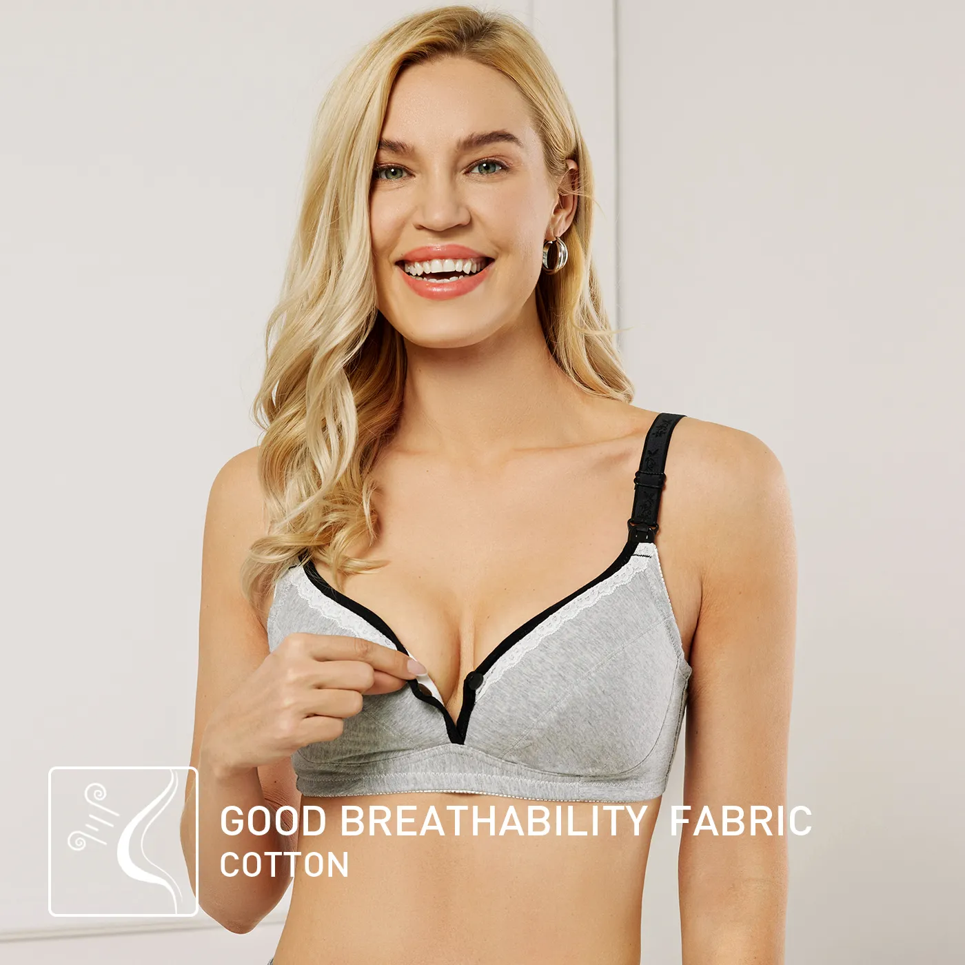 Maternity Plain Nursing Bra