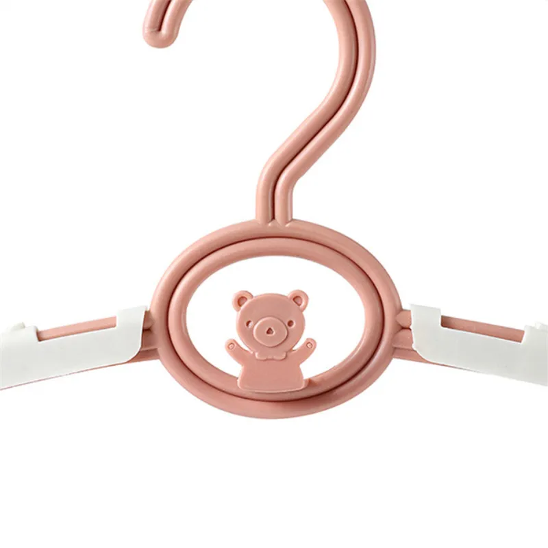 5-pack Adjustable Newborn Baby Hangers Plastic Non-Slip Extendable Laundry Hangers for Toddler Kids Child Clothes big image 4