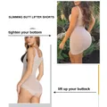 Donne Butt Lifter Bodysuit Vita Allenatore Shapewear Tummy Control Body Shaper Open Bust Bodysuits  image 3