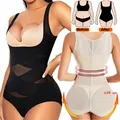 Donne Butt Lifter Bodysuit Vita Allenatore Shapewear Tummy Control Body Shaper Open Bust Bodysuits  image 4