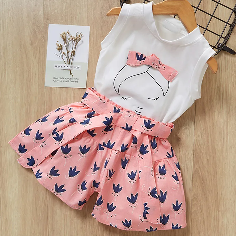 Kid Girl Floral Suits