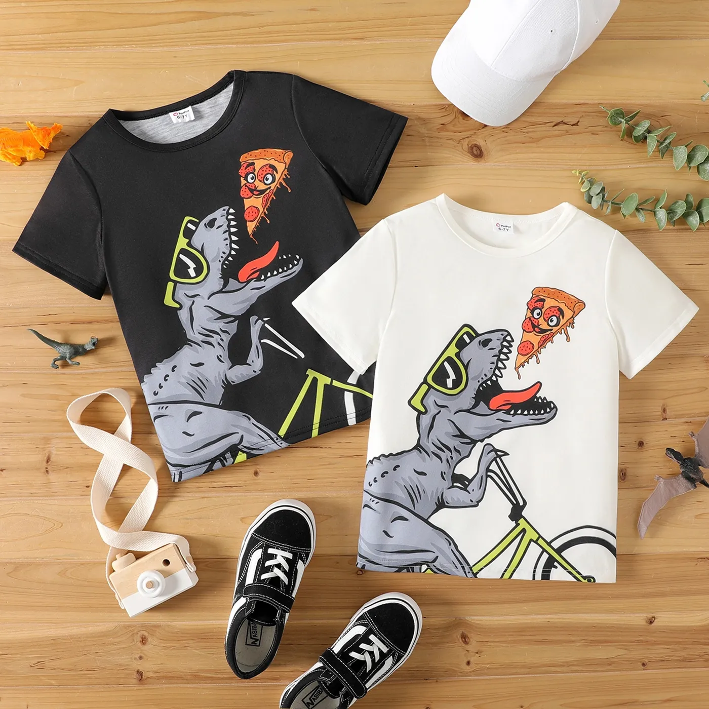 Kid Boy Animal Dinosaur Print Short-sleeve Tee  image 2