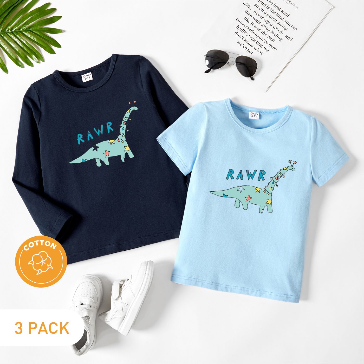 

2-Pack Kids Graphic Tee Set