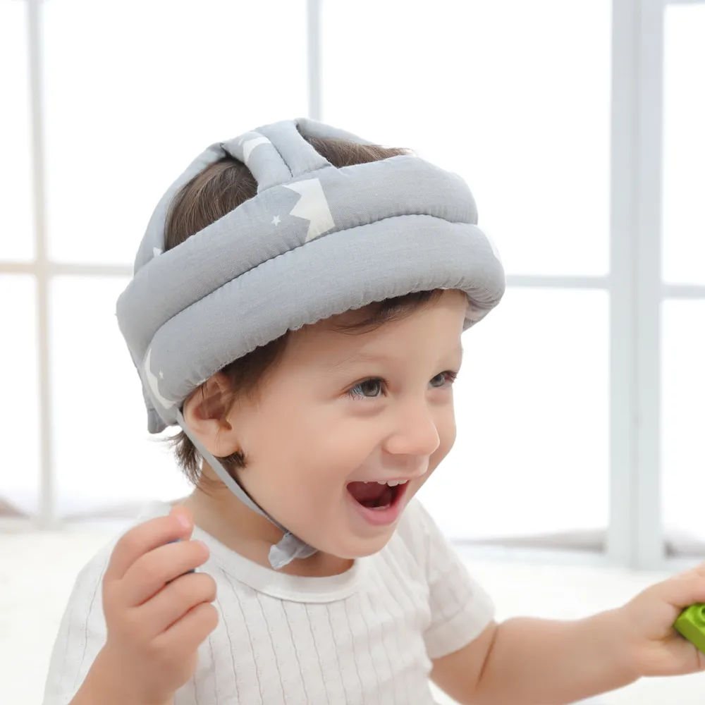 Baby Toddler Head Drop Protection Helmet for Crawling Walking Headguard Anti-collision Lace-Up Head Cap big image 5