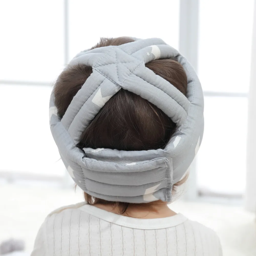 Baby Toddler Head Drop Protection Helmet for Crawling Walking Headguard Anti-collision Lace-Up Head Cap big image 6