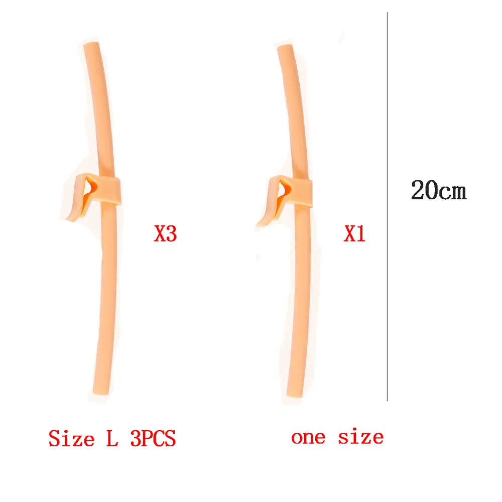 1-pack / 3-pack Silicone Openable and Reusable Baby Drinking Straw with Food Grade BPA Free Toddler Food Accessories for Self-Feeding Training Food Grade BPA Free  big image 1