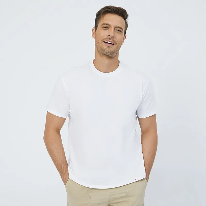 Go-Neat Water Repellent and Stain Resistant Family Matching Solid Short-sleeve Tee big image 2