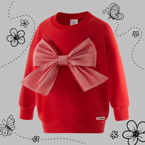 Go-Glow Illuminating Sweatshirt with Light Up Removable Bow Including Controller (Built-In Battery) Red big image 7