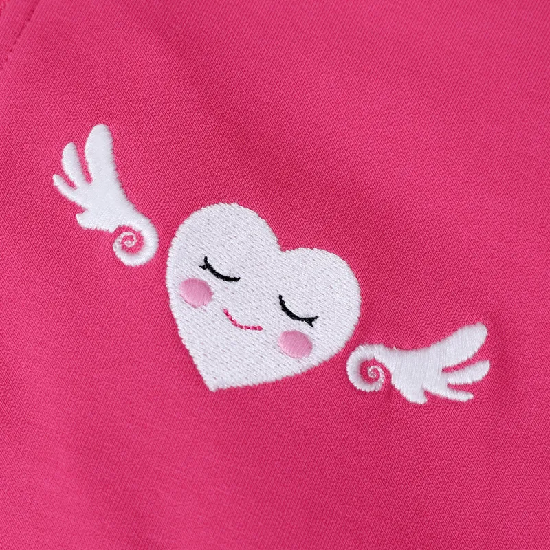 Criança Menina Hipertátil/3D Infantil Blusões e casacos Rosa Quente big image 1